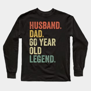 Funny 60Th Birthday Gifts Vintage Dad 1960 Long Sleeve T-Shirt